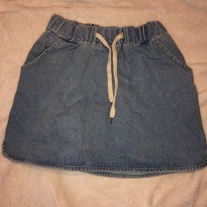 Denim skirt